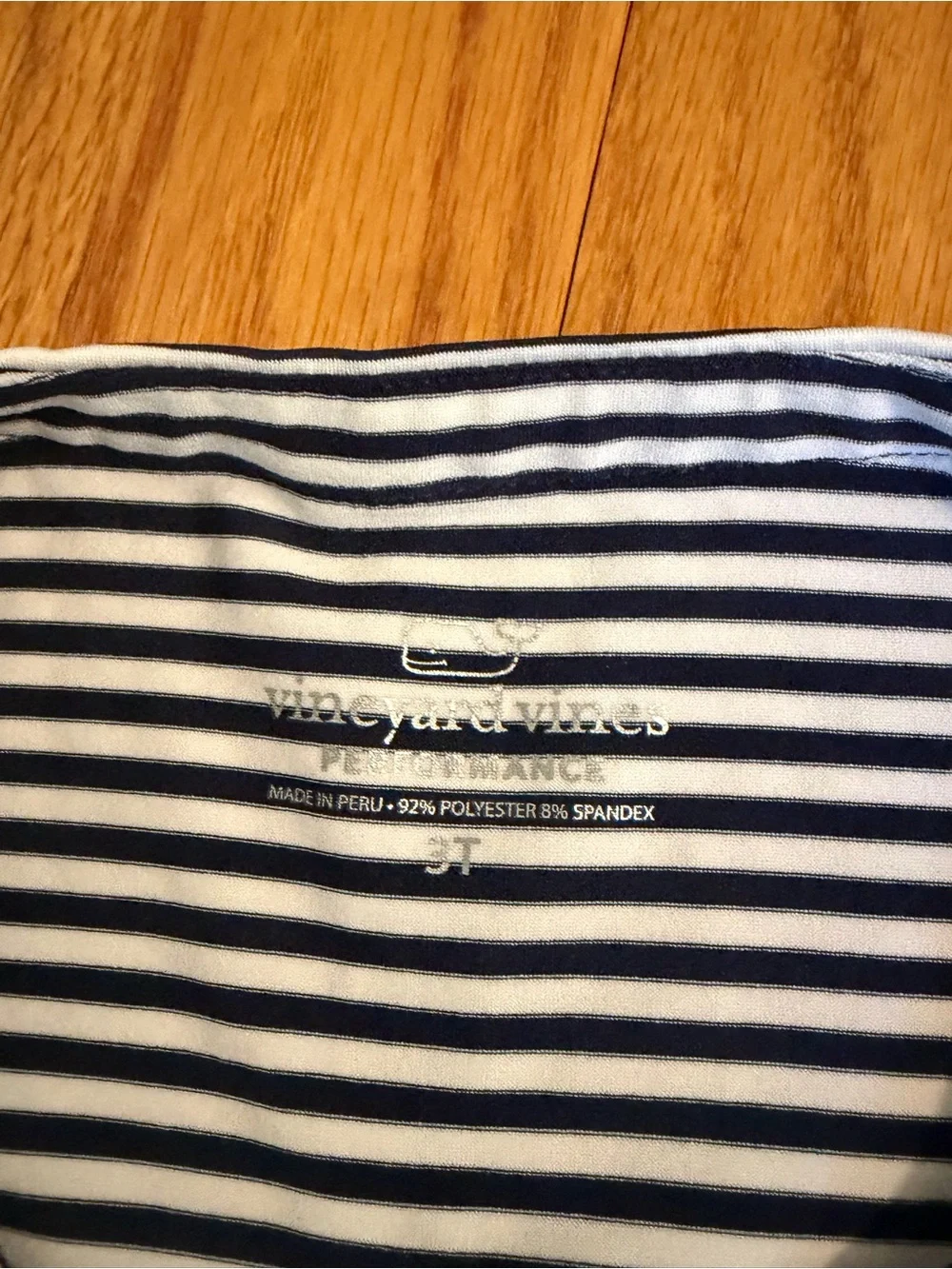 Vineyard Vines Navy & White Striped Tank Bathing Suit Cover Up